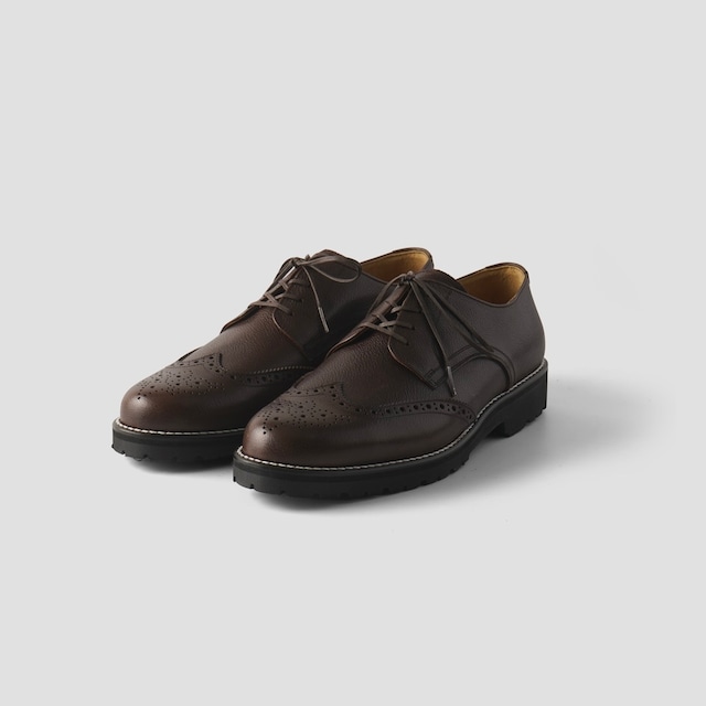 Tomo&Co  WING TIP  BROWN SHRINK TMTK-S-0029SH