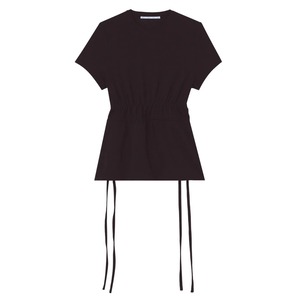 Proenza Schouler White Label　RUCHED SIDE TEE　BLACK