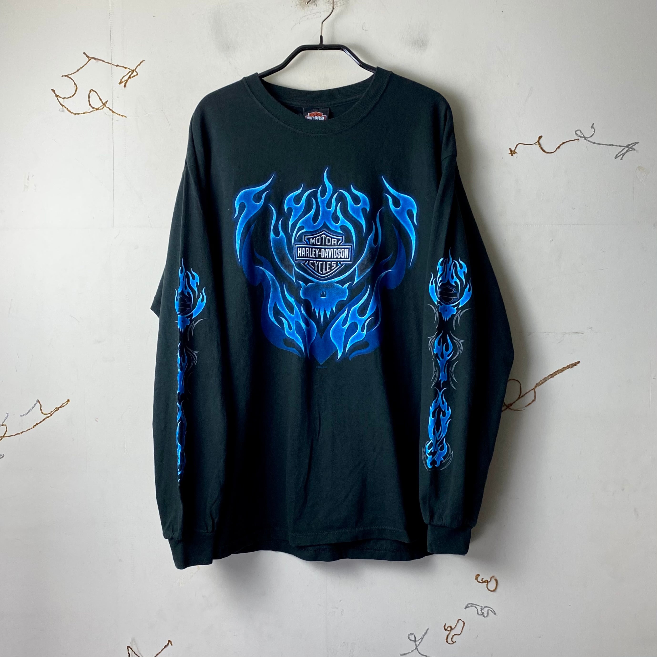 2004's HARLEY-DAVIDSON long sleeves tee | NOIR ONLINE