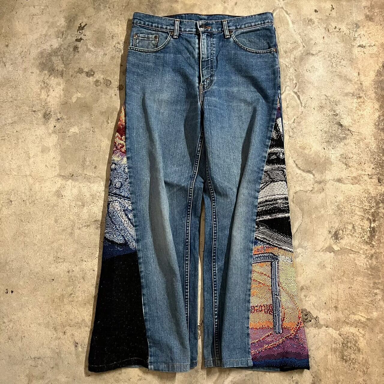 EINS_remake_collection〗US rag×flare denim pants/アメリカラグ 