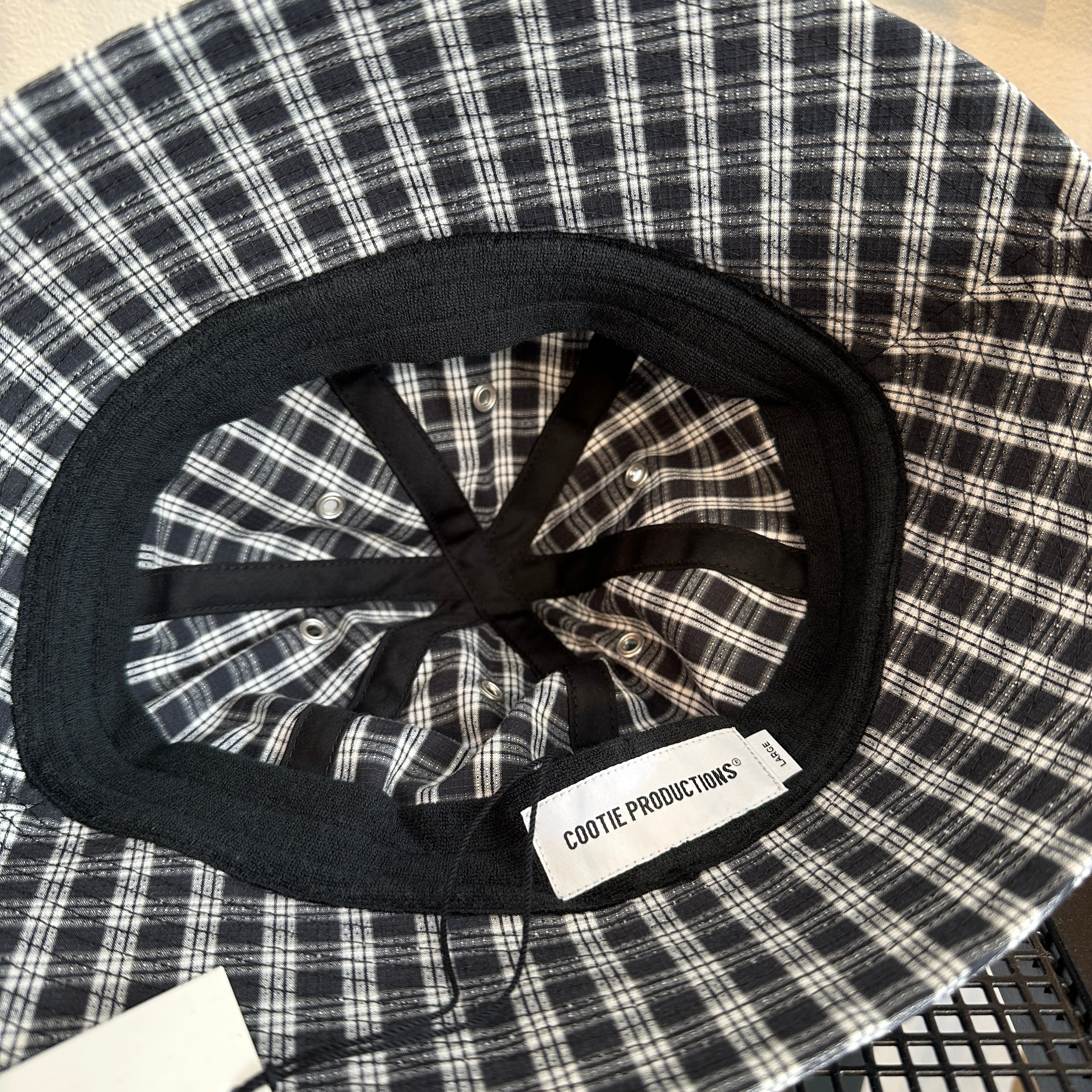 cootie productions dobby check ball hat 【公式通販】