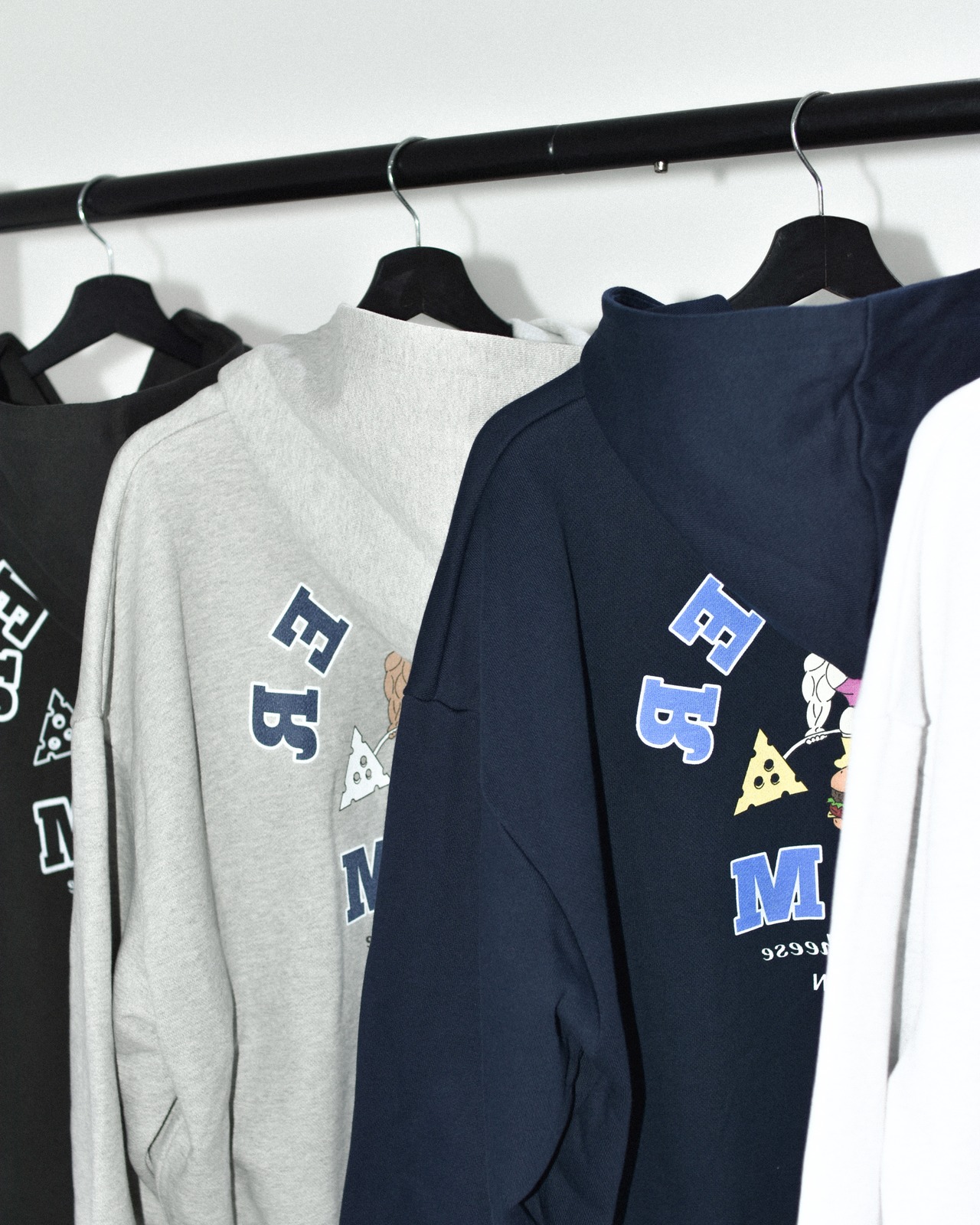 バーガージムジップパーカー ネイビー