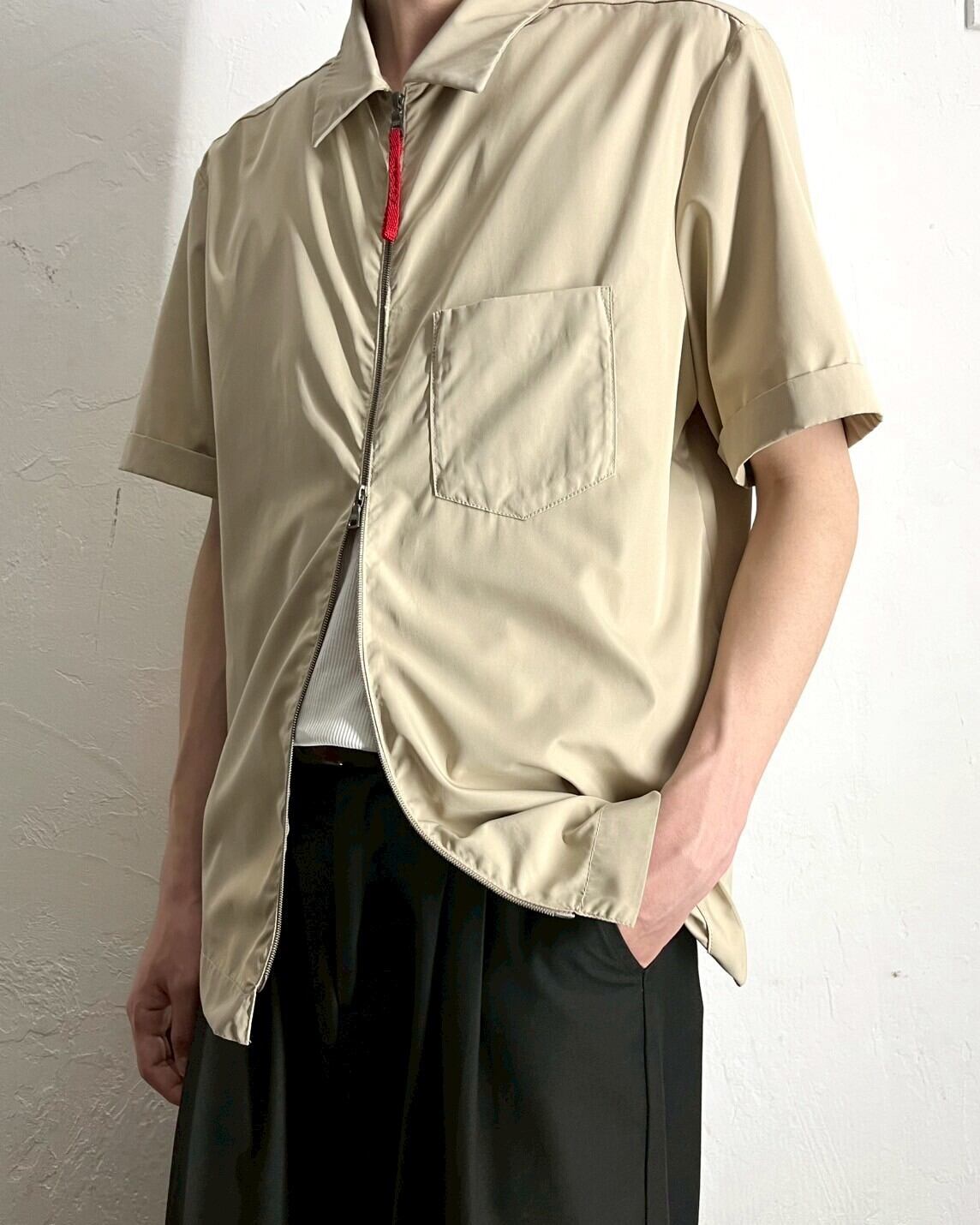 00s PRADA SPORTS S/S Shell Zip-up Shirt ITALY製 | VOLAR