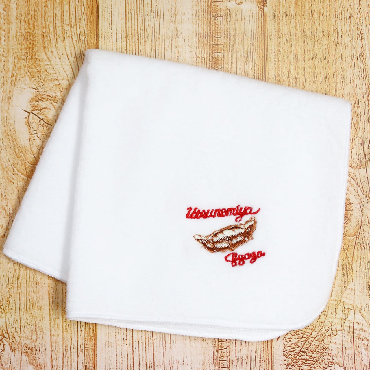 宇都宮餃子 刺繍ハンカチ【常温品】 | 宇都宮餃子会 公式通販