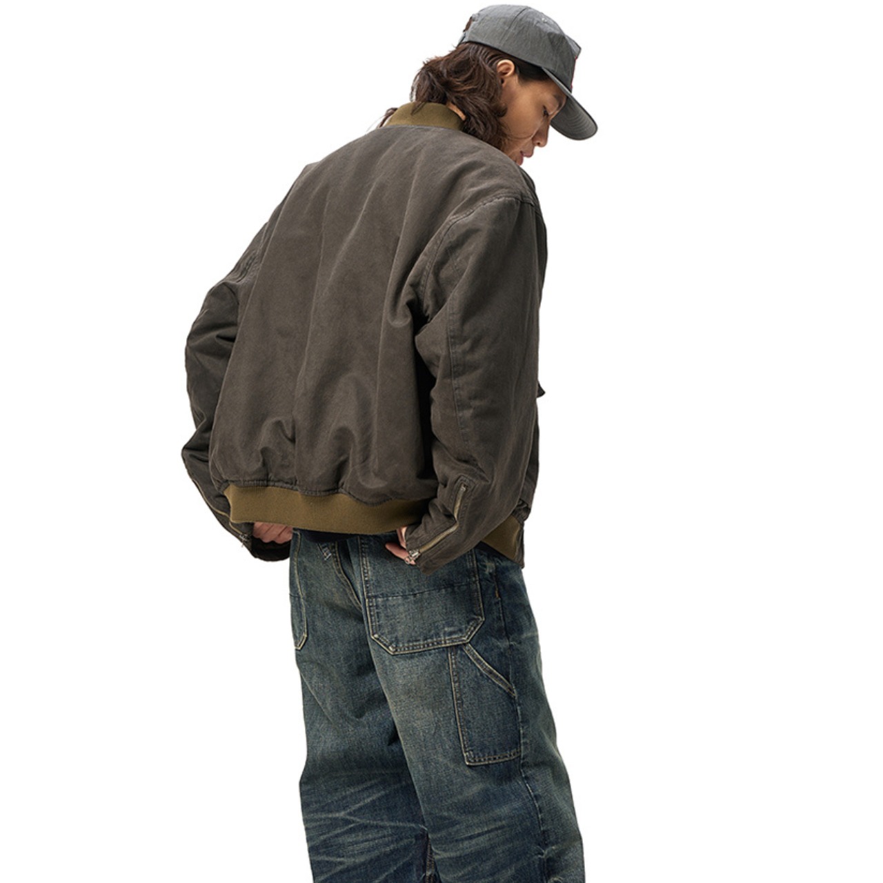 ヘヴィーゾーン ミリタリーボンバージャケット K5503 - 4