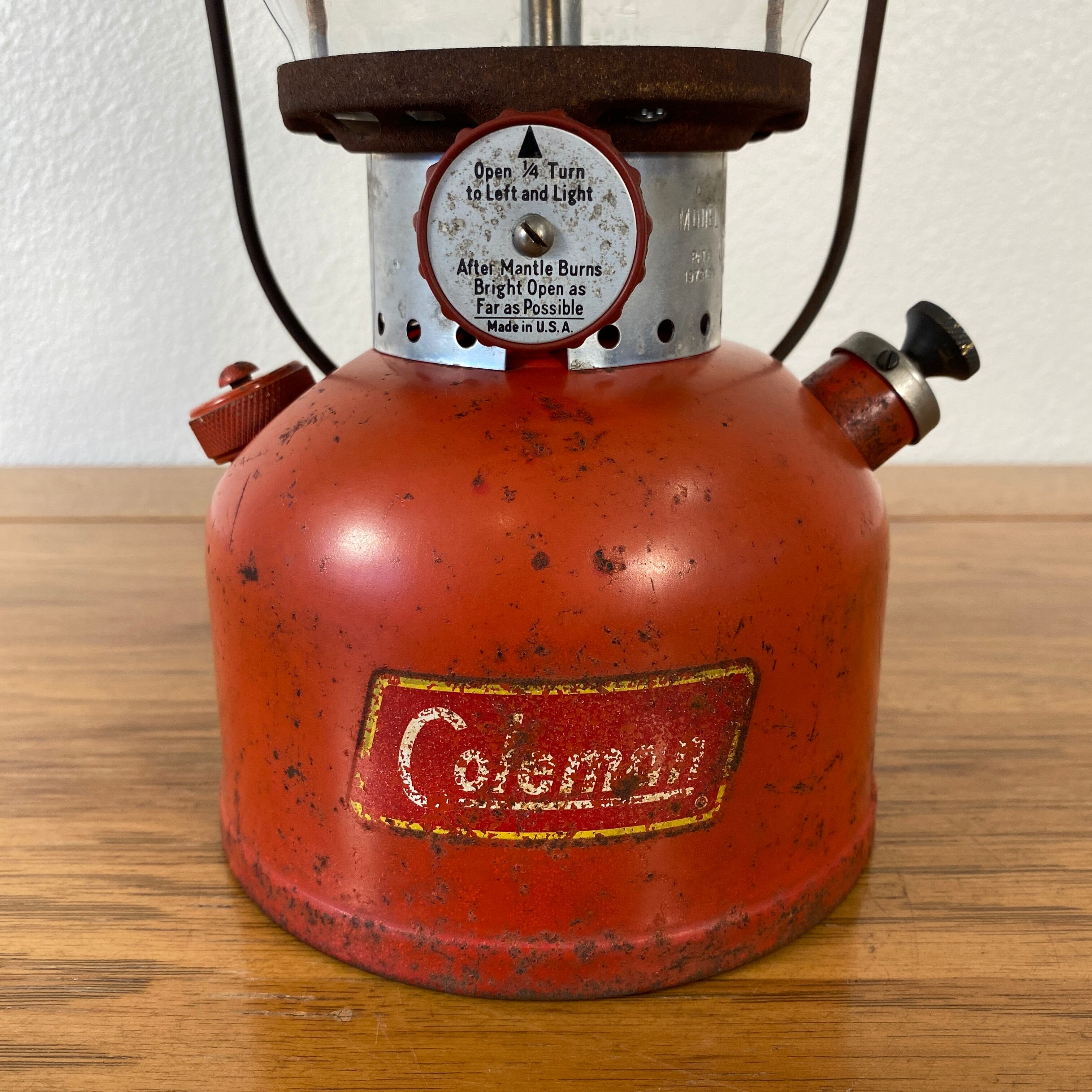 コールマン ランタン200A イエローボーダー 1957年4月製造｜スポーツ 