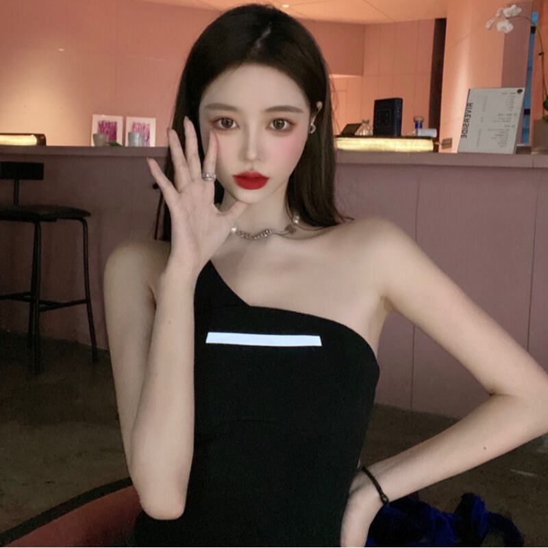 サマースタイルストライプストラップレストップス レディース 夏物 YY-ファッション36696028694