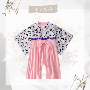 【03】キッズ袴ロンパース / 袴 / 女の子 / ~4才