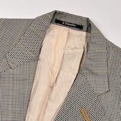 DAKS Signature ダックス チェック風 デザイン テーラードジャケット /メンズ イギリス製