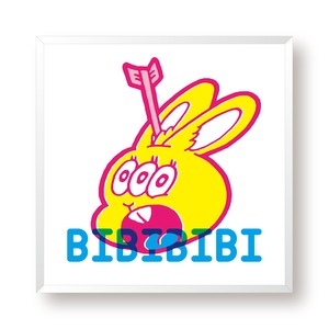 フレーム付ポスター 「BIBIBIBI RABBIT」
