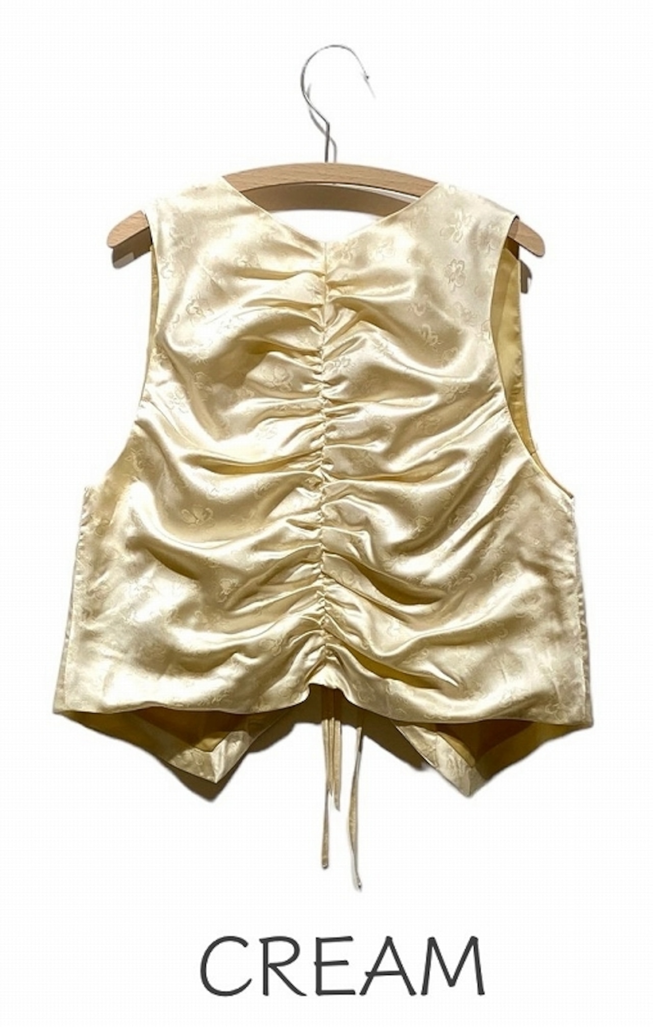 【花柄ネクタイ生地2wayベスト】VEST 004