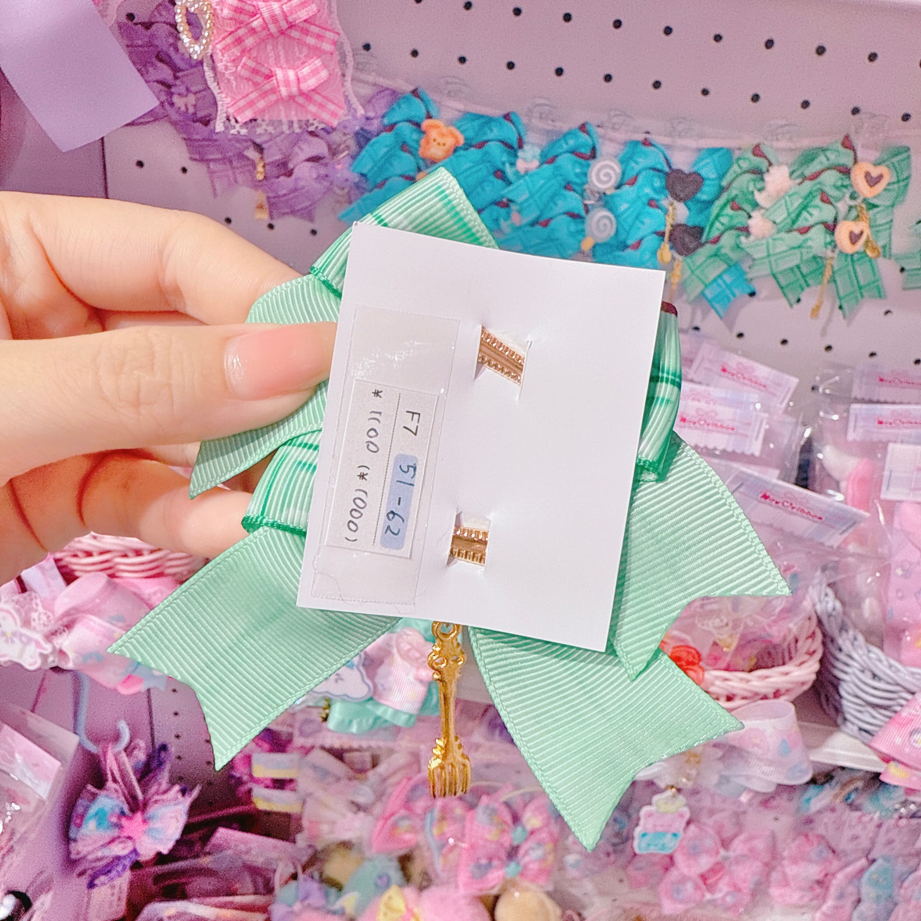 【F7】51-62ツインヘアクリップ