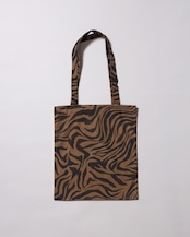 WV Original / nobody’s perfetc Tote Bag - Brown Zebra