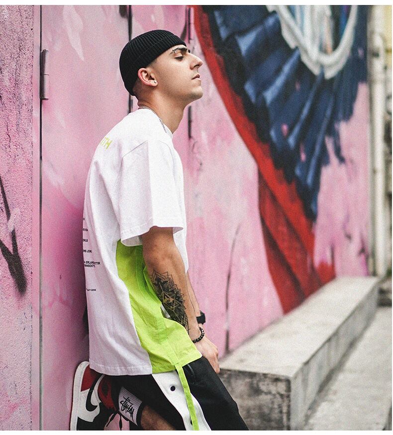 全2色 Tシャツ カットソー プリント カジュアル ストリート 