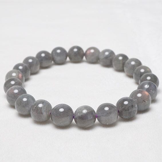 ピンク ラブラドライト ブレスレット 9mm 一点物 メール便送料無料 [M便 1/10] 111-25144