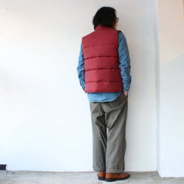 swab　ZANTER ダウンベスト バーガンディ ZANTER JAPAN ダウンベスト DOWN VEST バーガンディ | C.COUNTLY