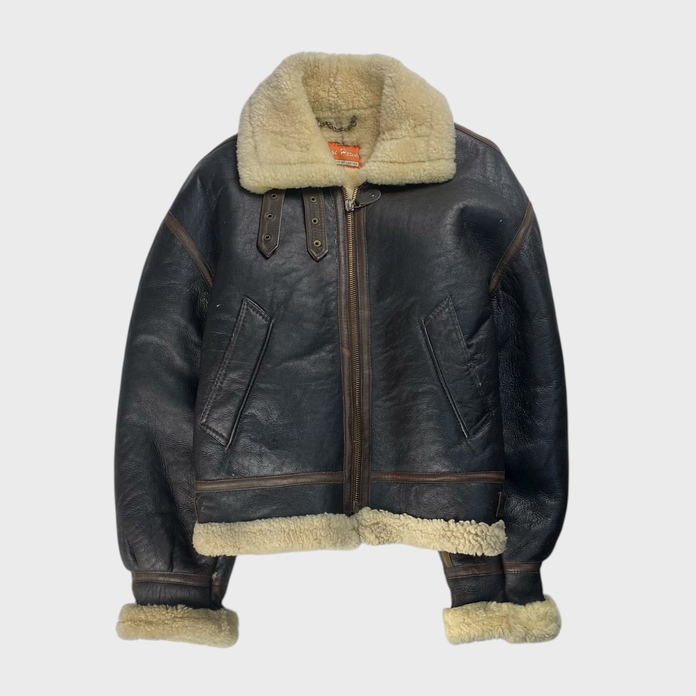 70's】 ピエールカルダン L相当 ラムスキン レザージャケット ブルゾン