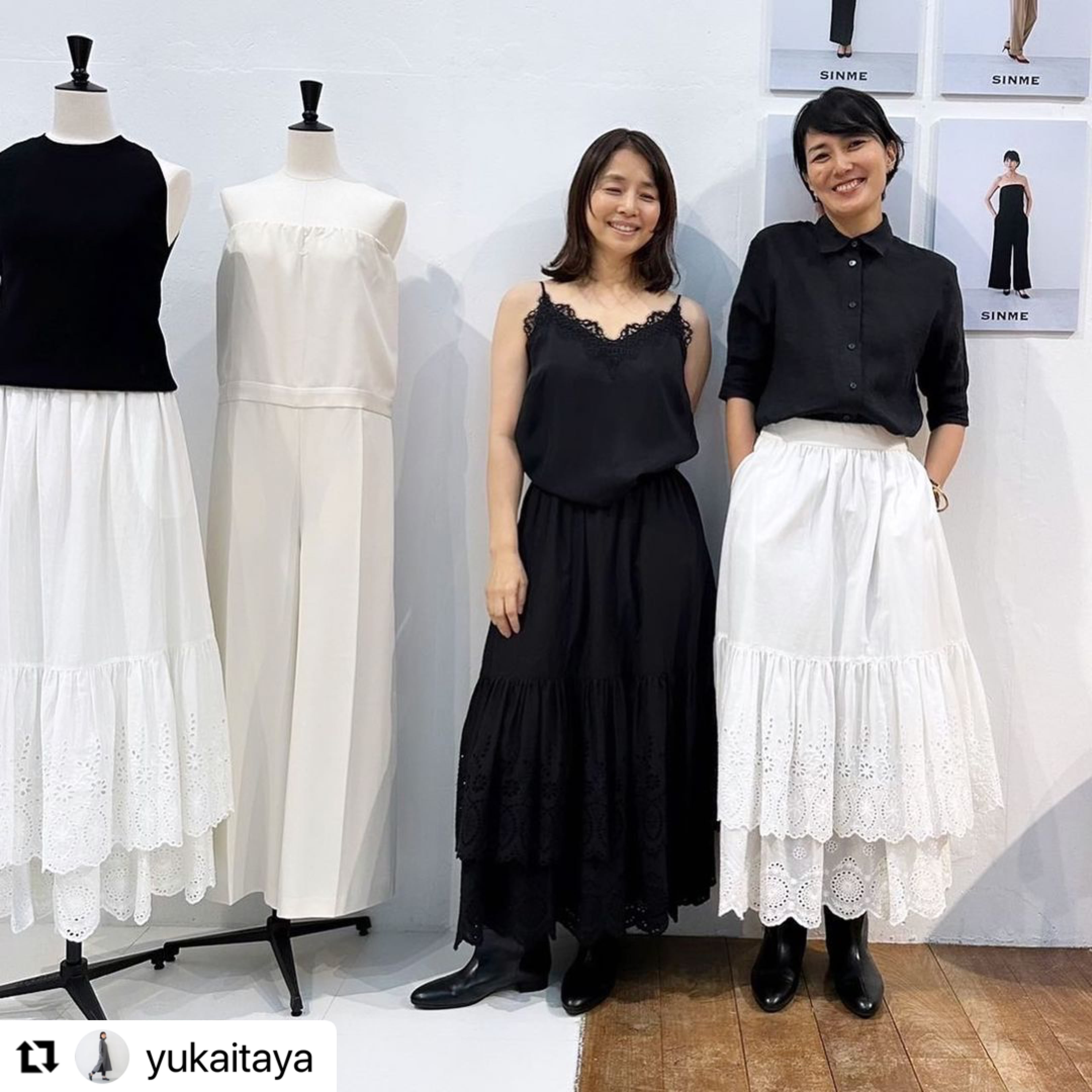 SINME コットンレーススカート ブラック | 1F Store SINME コットンレーススカート ブラック | 1F Store