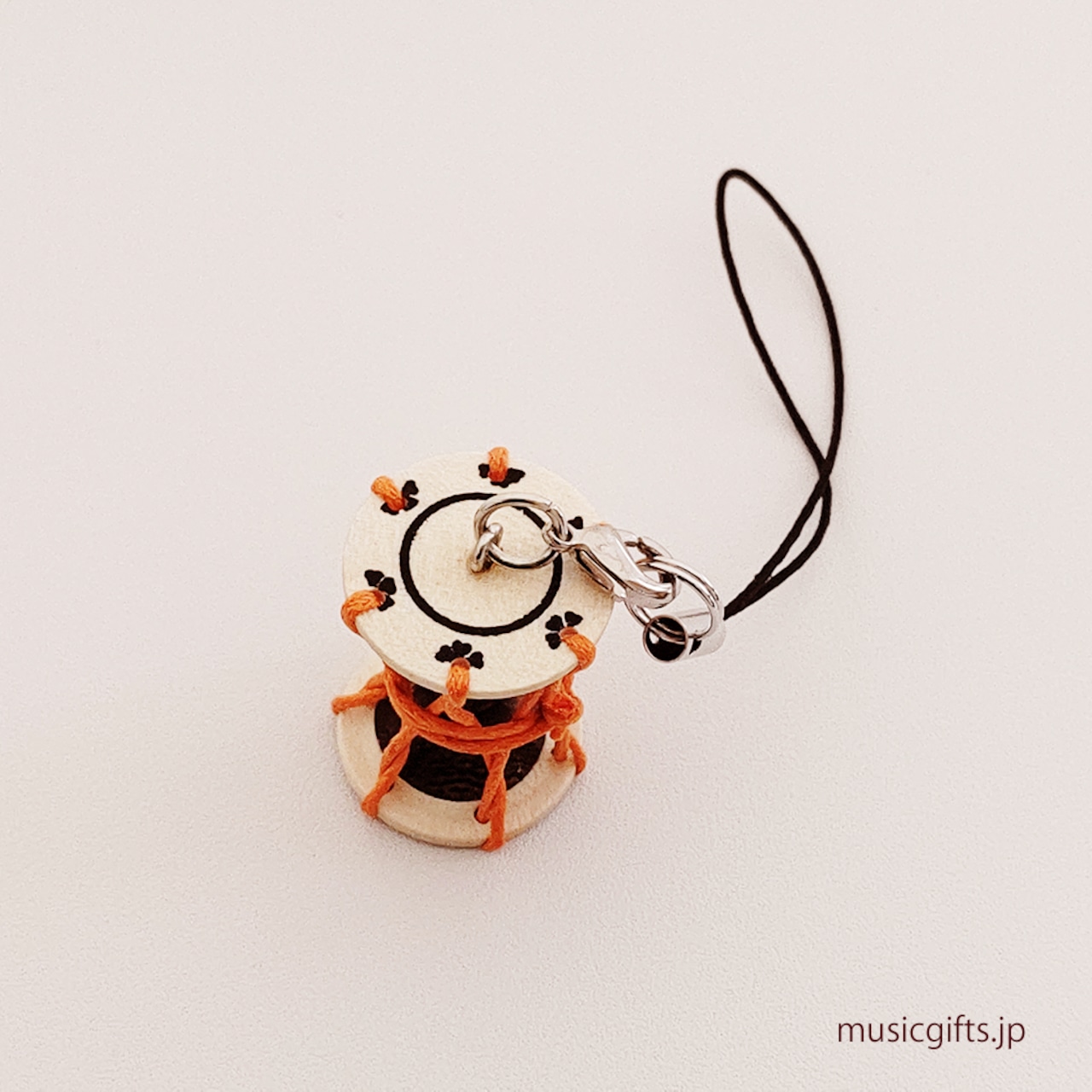 小鼓 木製和楽器ストラップ