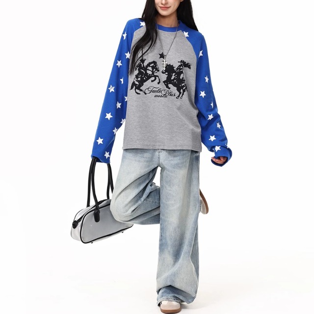 star-lagran graphic long-tee　スターラグラングラフィックロンティー　J2150