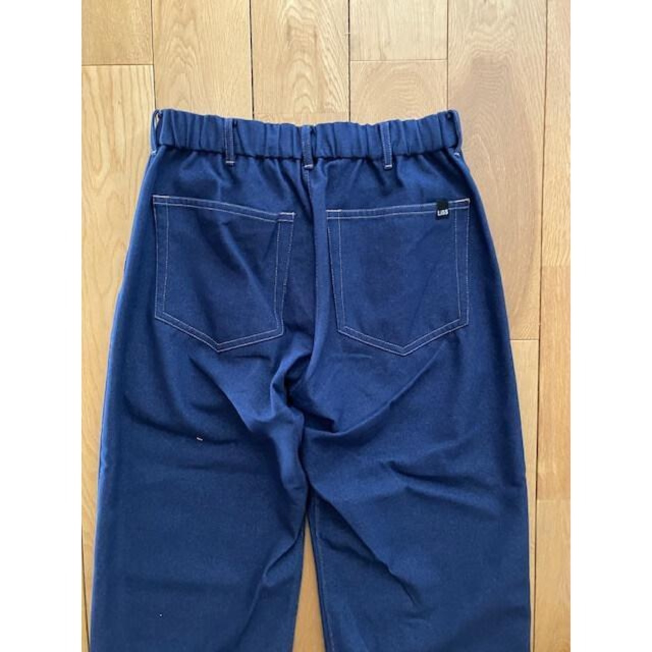 SALE LiSS リス Denim tuck Pants LiS-2510473 （White/Indigo）メンズ 