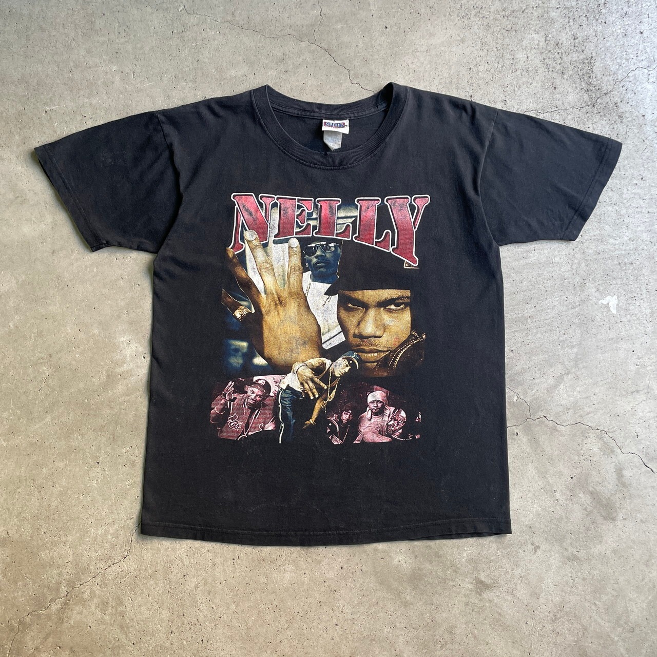 00年代 NELLY RIDE WIT ME ネリー HIP-HOP ラップTシャツ メンズL 古着 