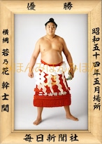 昭和５４年５月場所優勝　横綱　若乃花幹士関（３回目の優勝）