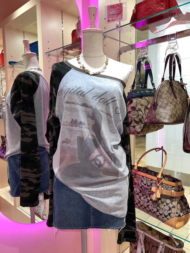 Printed Camo Tops