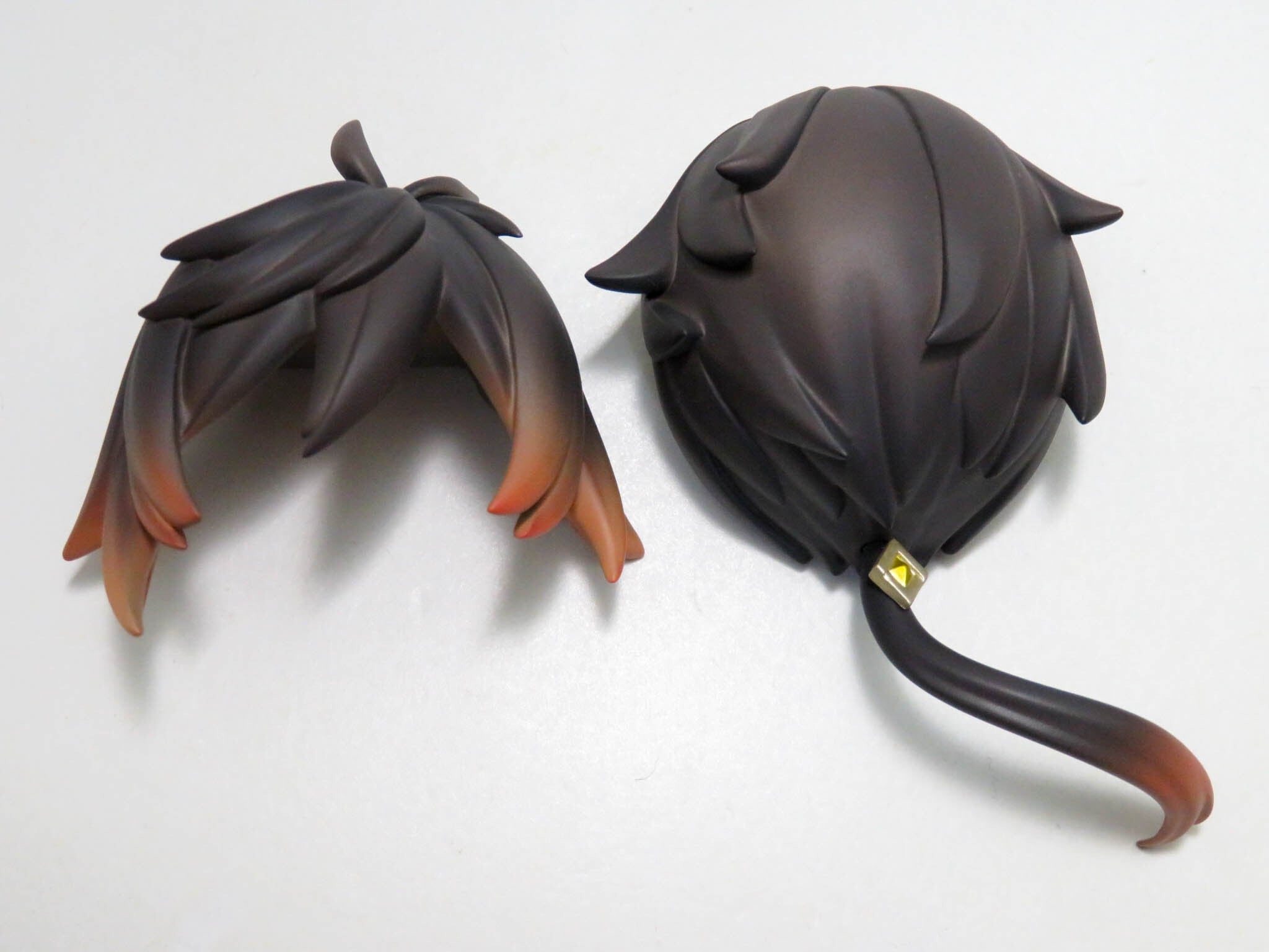 再入荷(A-ランク)【2582】 鍾離 髪パーツ ポニーテール ねんどろいど