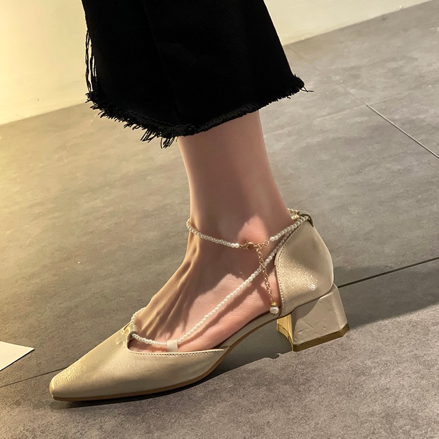 サンダルサマーレッドスタイルヒール ハイヒール 靴 シューズ 夏物 部族の婦人靴96739867193