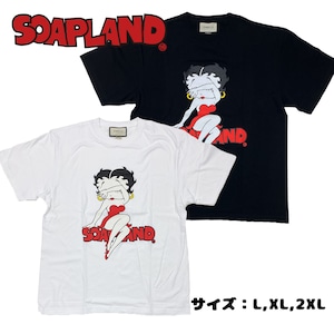 Soapland 泡姫 Tシャツ[ホワイト・ブラック]【ご注文から4週間前後での発送】