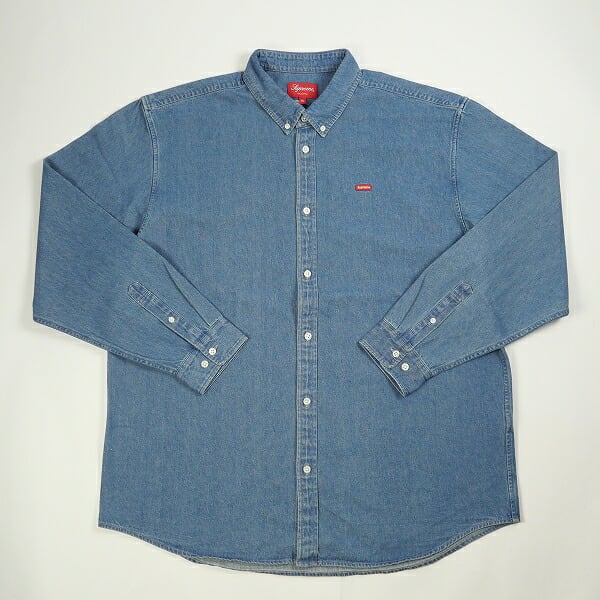 Mサイズ Supreme Small Box Twill Shirt デニム