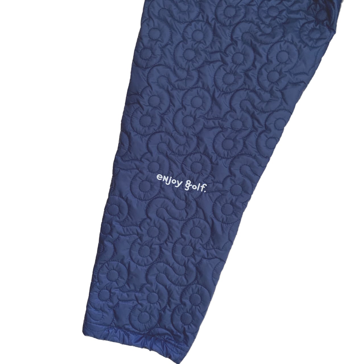 LOGO PATTERN QUILTING PANTS -NAVY- | 8G SHOOT WEBSTORE