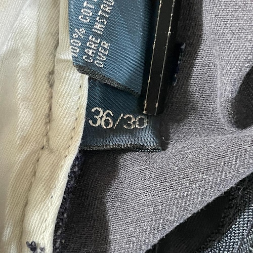 00s Polo by Ralph Lauren 36/30 グレーチノパンツ 詳細写真6