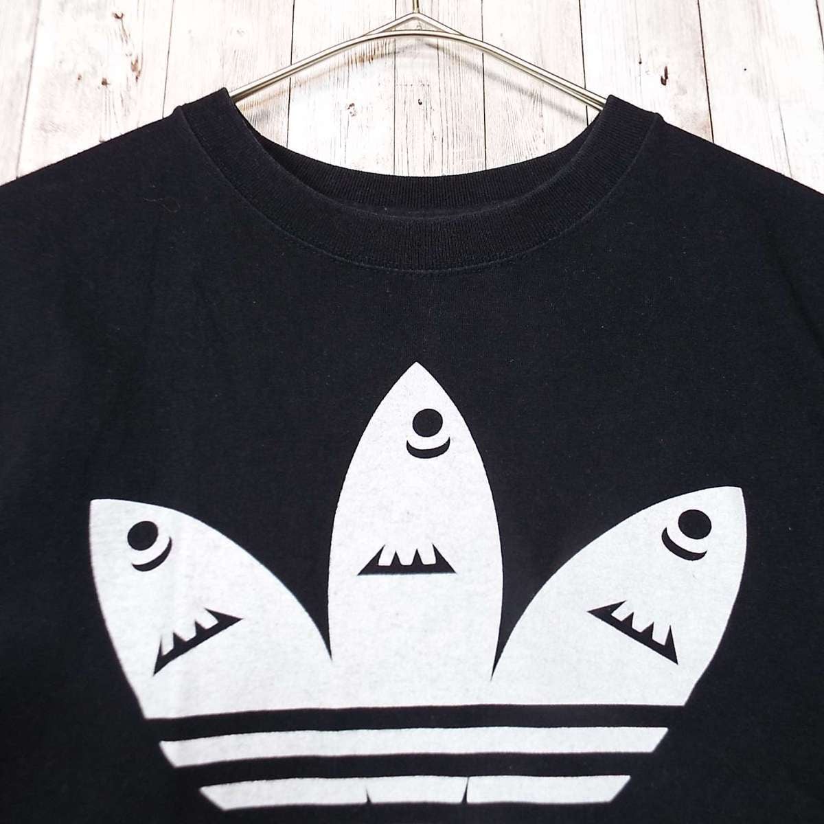 パロディTシャツ】Azides アジデス United Athle 5001-01 お魚ロゴ