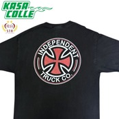 【INDEPENDENT】インディペンデント ネームロゴ NHSタグ Vintage Tシャツ L