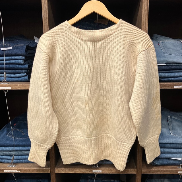 1940’S ABERCROMBIE & FITCH WOOL SWEATER IVORY