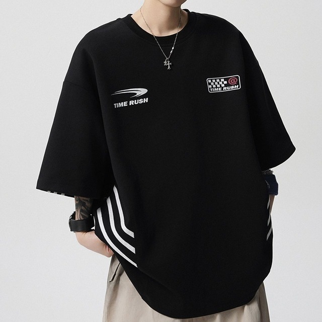 American Retro Stripe T-shirt(MT1261)