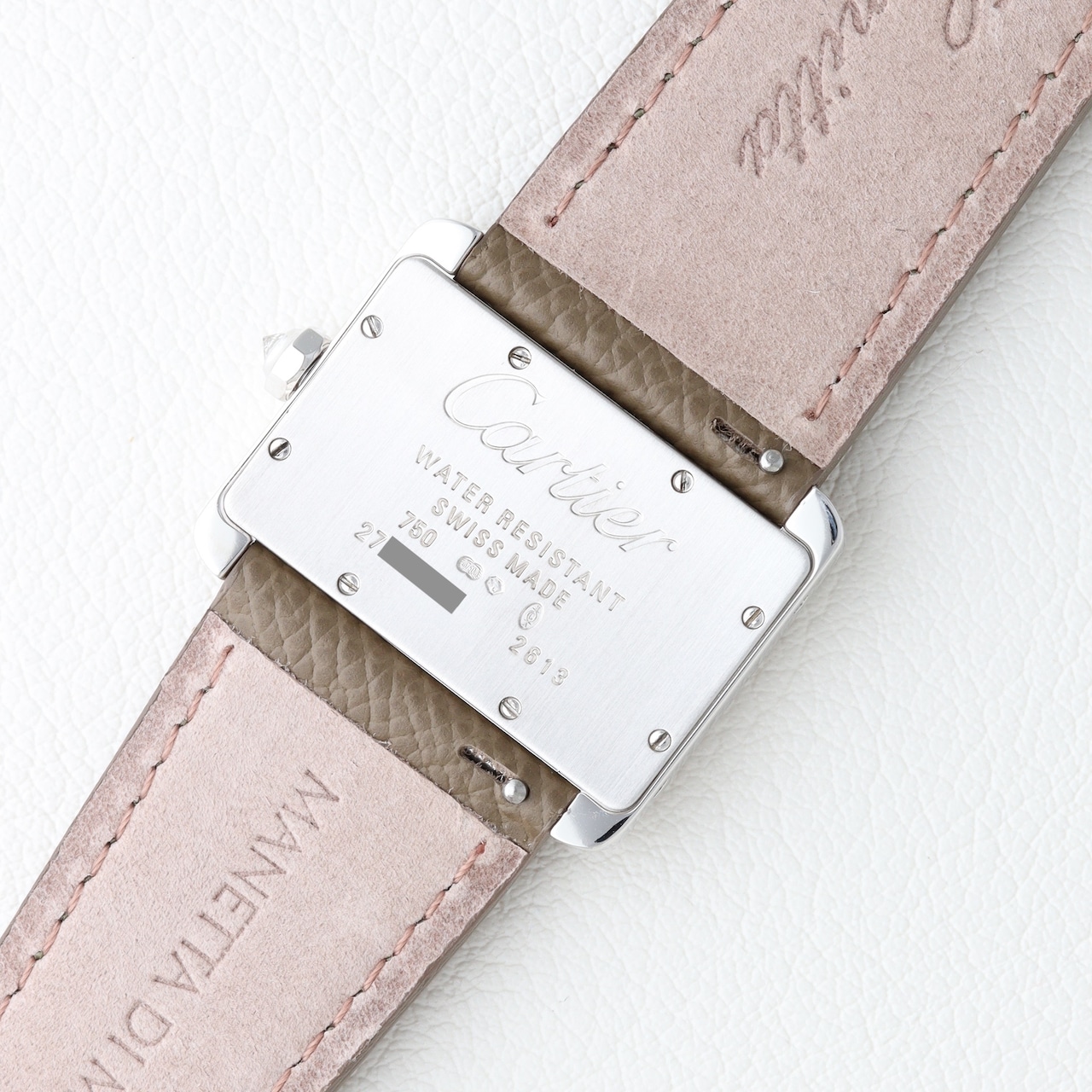 カルティエ タンク ディヴァン WG 純正ダイヤモンド