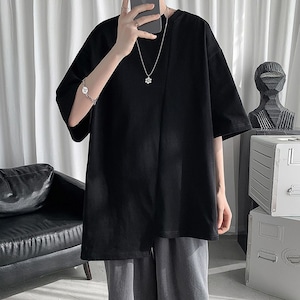 Vintage-style 3/4-sleeve T-shirt(MT1596)