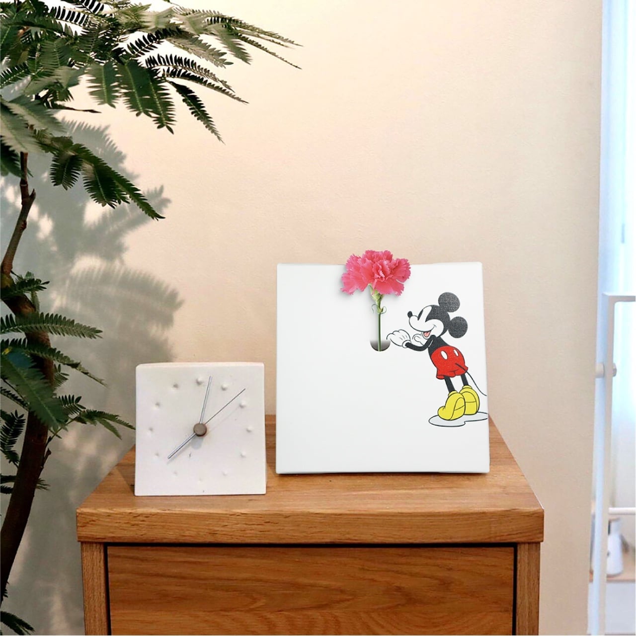 ディズニー アートパネル ミッキー ミッキーマウス 一輪挿し IKE-DSNY