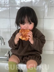 韓国子供服 / 26Autumn / 〖取寄〗guruguru / ベアーセット / ベビー服 *1号~3号*