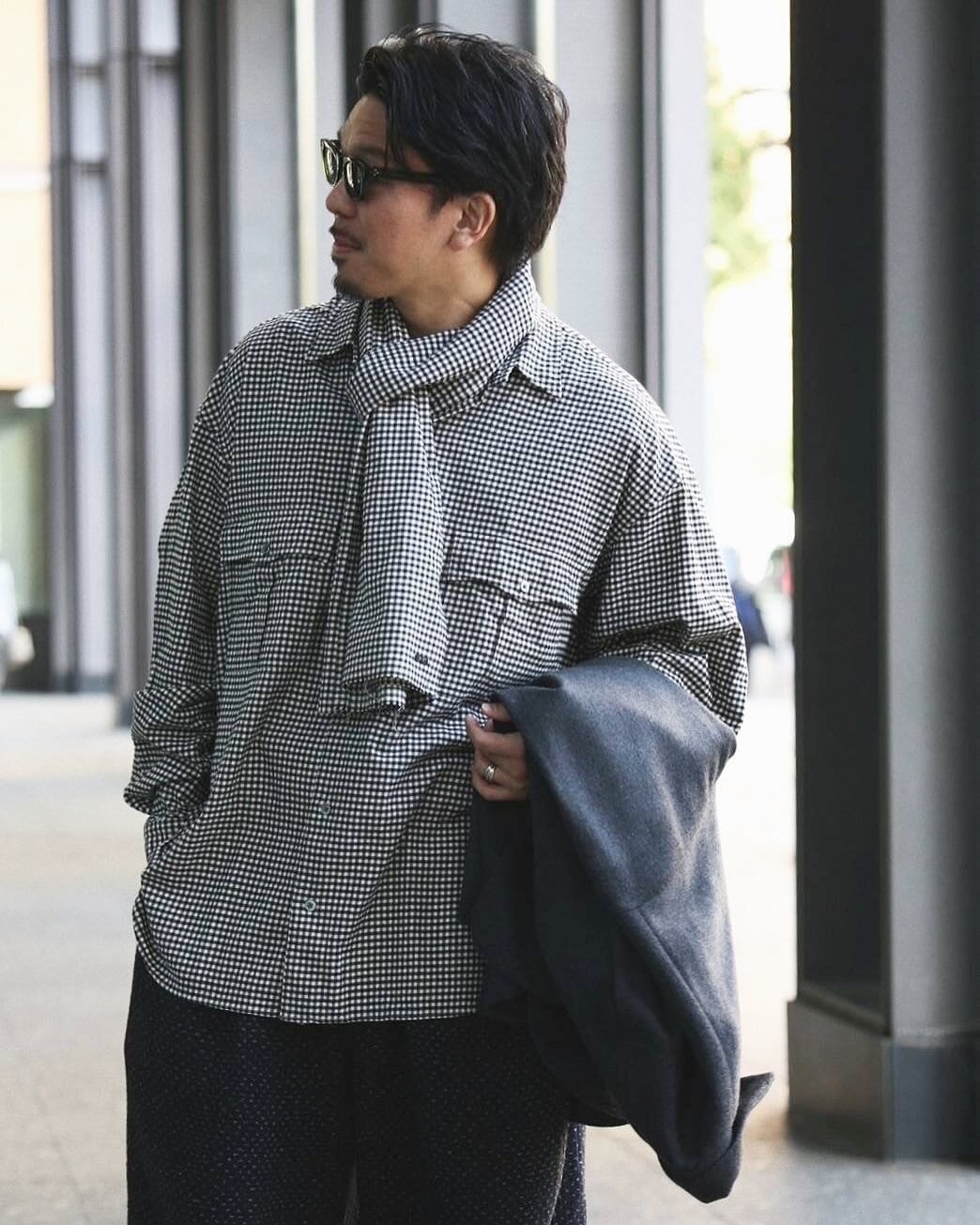 ROLL UP FLANNEL GINGHAM CHECK SHIRT | 【OFFICIAL】PORTER CLASSIC  