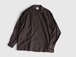 AMOSKEAG“OPEN COLLAR SHIRT BROWN”