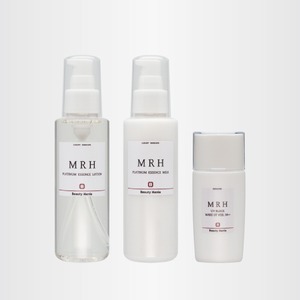 【セール品】MRH 基礎化粧品艶肌セット（エッセンスローション＆エッセンスミルク＆UVブロックメイクアップヴェール)　