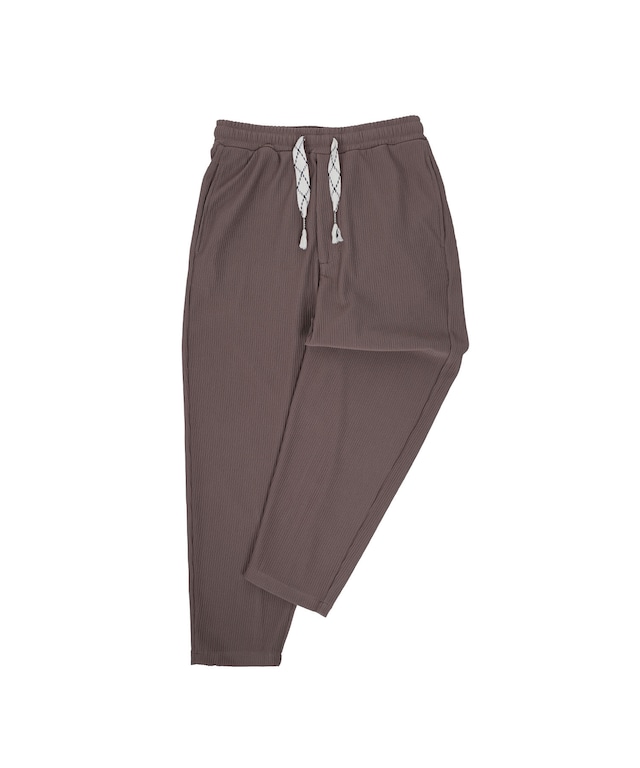 【#Re:room】STRETCH PLEATS TAPERED PANTS［REP241］