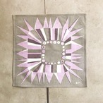 SWEDEN GREY/PURPLE ABSTRUCT PATTERN TABLE MAT