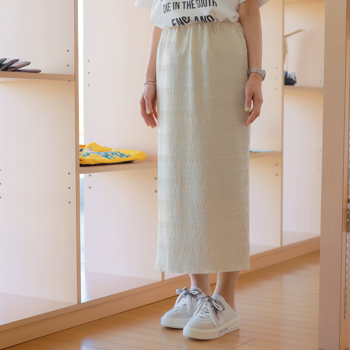 marmors (マルモア) ラッセルレース ストレートスカート