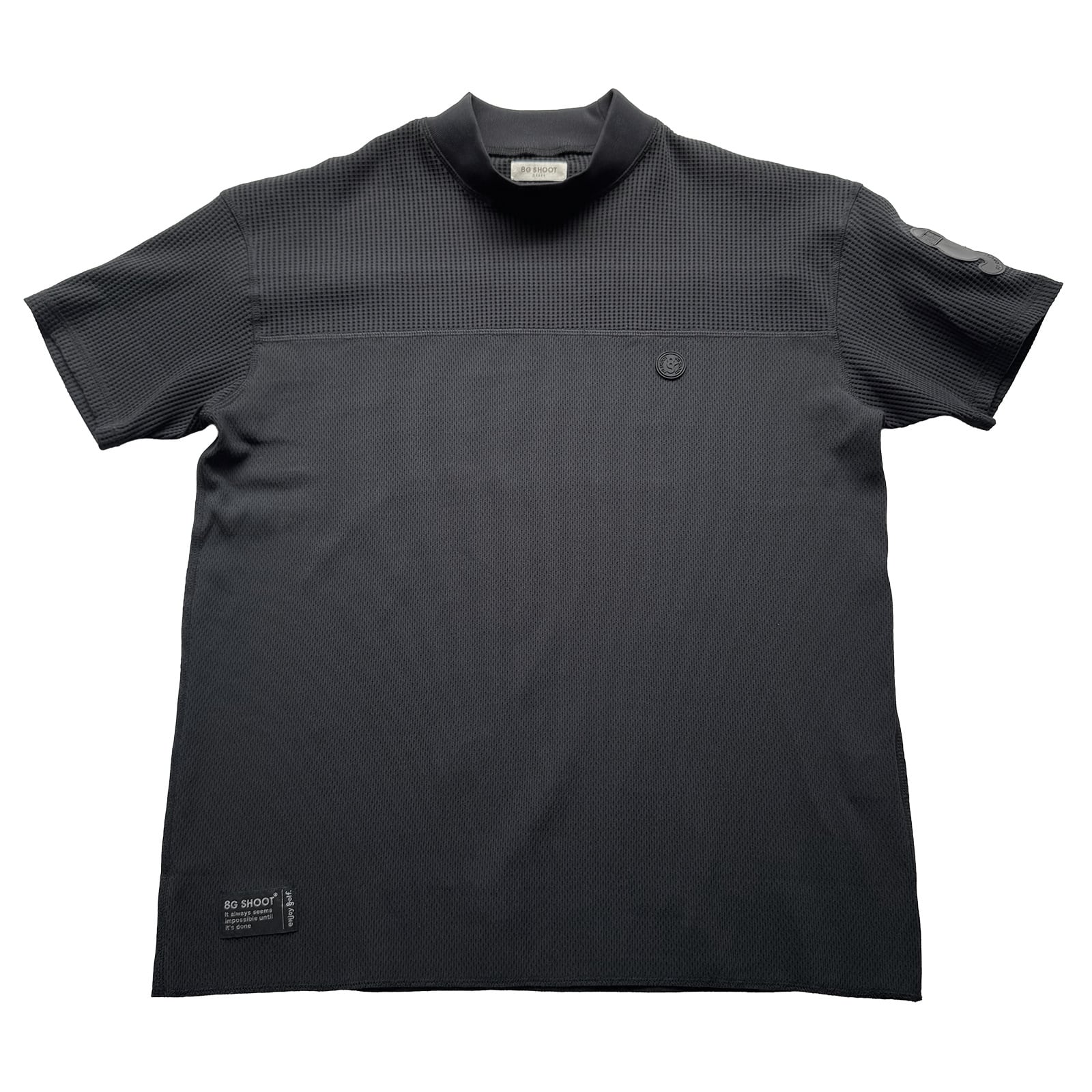 THERMAL FOOTBALL MOCK NECK SHIRTS -BLACK- | 8G SHOOT WEBSTORE