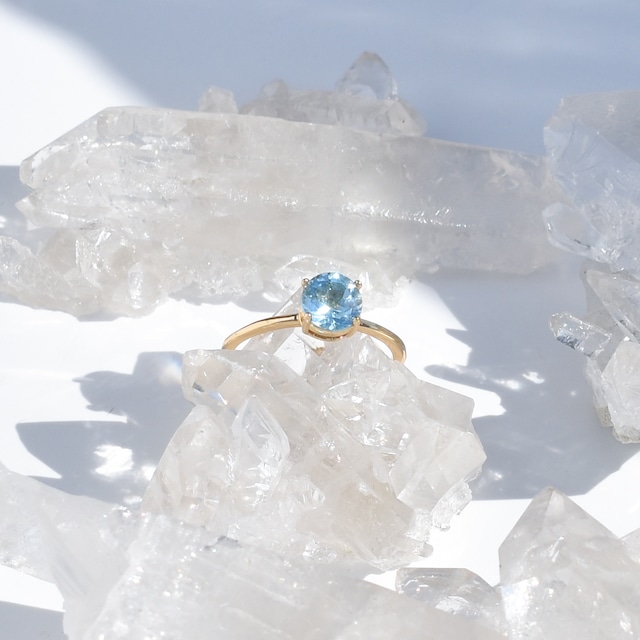 《Roma Jewelry》Blue Topaz Carat Ring